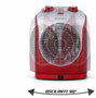 Orbegozo FH 5025 Calefactor Oscilante 2200W Rojo y Plata
